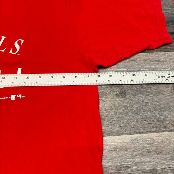 Vintage 90s Champion St Louis Cardinals Baseball Red Mens‎ 2XL Athletic T-Shirt - Picture 6 of 9